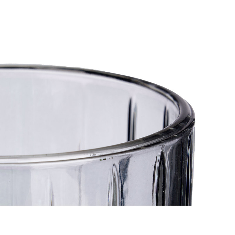 COUPE À VIN RAYURES 310ML FUMÉE