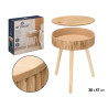 TABLE AUXILIAIRE 38CM NATURAL WAVES