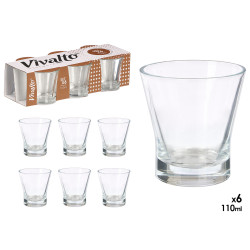 SET DE 6 VERRES À CAFÉ 110ML