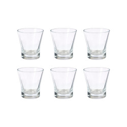 SET 6 VASOS CORTADO 110ML