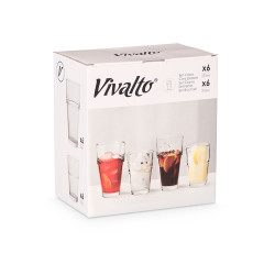 CONJ 12 COPOS EMPILHAVEIS 270ML 370ML