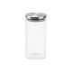 1,4L ROUND BOROSILICATE JAR STEEL LID
