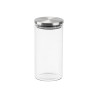 1,4L ROUND BOROSILICATE JAR STEEL LID