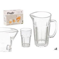 SET 5 PCS CARAFE ET VERRES À EAU