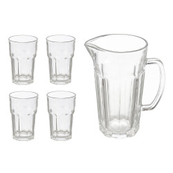 SET 5 PCS WATER JUG AND GLASSES  