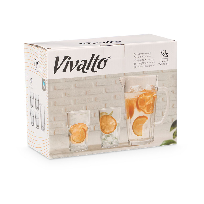 SET 5PZ BROCCA BICCHIERI ACQUA