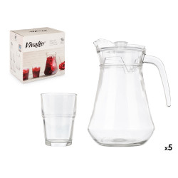 SET 5 PCS SODA JUG AND GLASSES  