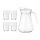 SET 5 PCS CARAFE ET VERRES À SODA
