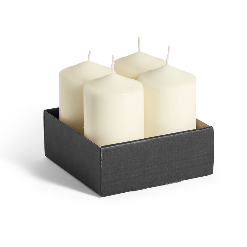 BOUGIE BLOC CREME 13CM