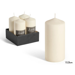 CREAM WAD CANDLE 15,5CM