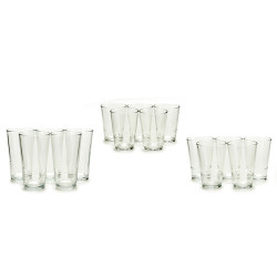SET 18 BICCHIERI LINEE 230ML + 340ML + 510ML