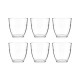 CONJ 6 COPOS VIDRO CORATDO 150ML
