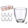 SET 6 BICCHIERI VETRO MACCHIATO 170ML