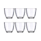 CONJ 6 COPOS VIDRO CORTADO 170ML