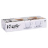 CANECA CAFE VIDRO 170ML COM PRATO