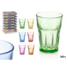COPO VIDRO 360 ML SORT 6 CORES DISPLAY