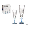 COPO CHAMPANHE AZUL 275ML 
