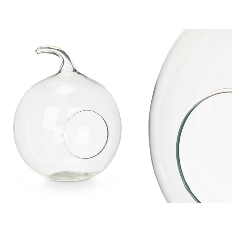 POMME VERRE PETITE AVEC TROU 