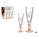 BICCHIERE CAVA COLOR SALMONE 170ML