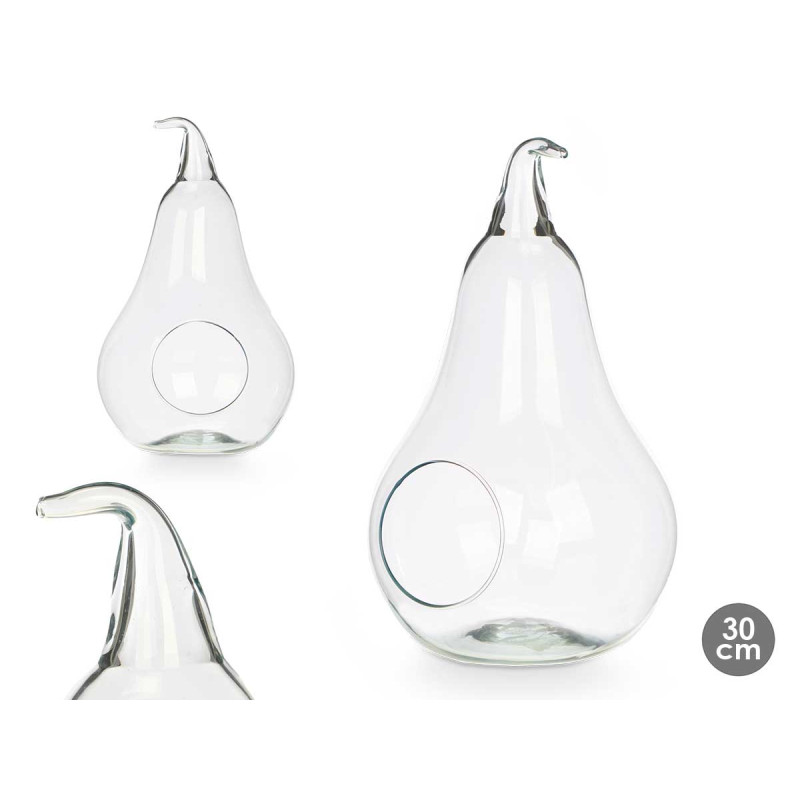 POIRE VERRE PETITE AVEC TROU 