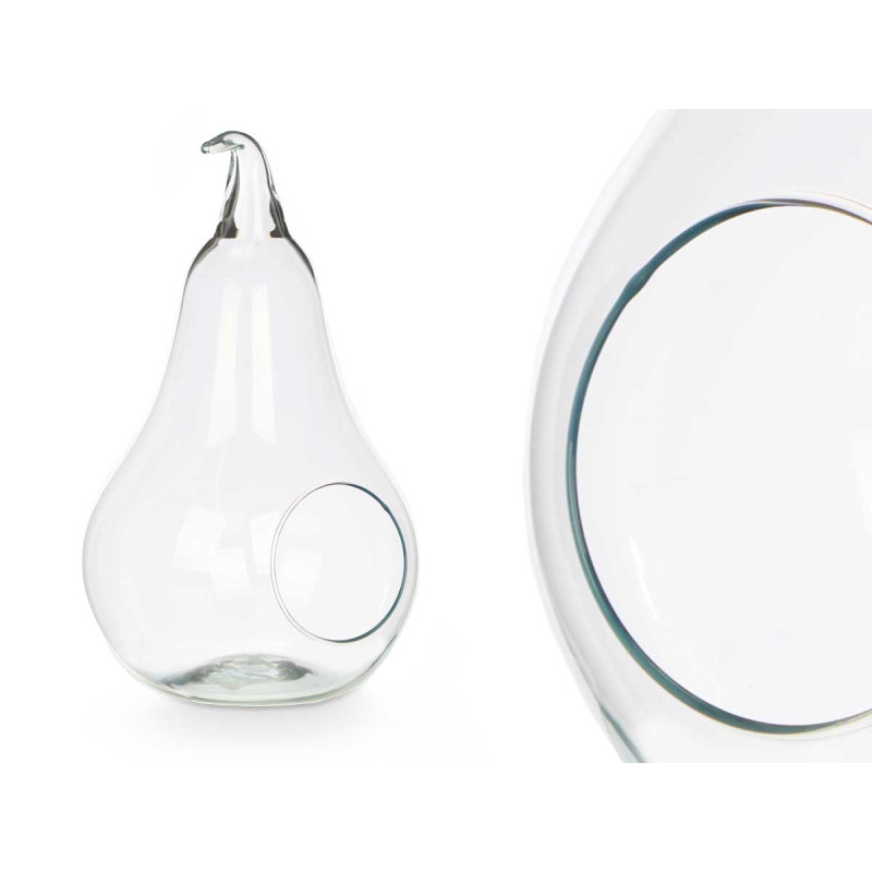 POIRE VERRE PETITE AVEC TROU 