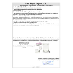 SET 6 VERRES 265ML POINTS NILO