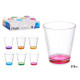 VASO VIDRIO RAYAS TRANSPARENTE COLOR 375 ML