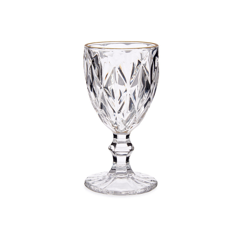 COPA AGUA 254ML DIAMANTE FILO ORO