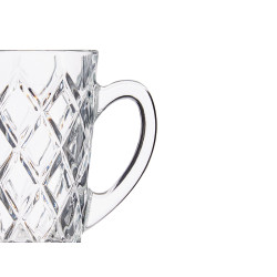 TASSE DIAMANT VERRE 170ML
