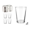 SET 4 TASSES À CAFÉ BASSES EN VERRE 140ML