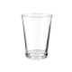 SET 4 LOW GLASS COFFEE CUPS 140ML