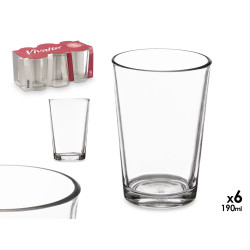 SET 6 BICCHIERI LISCI 190ML