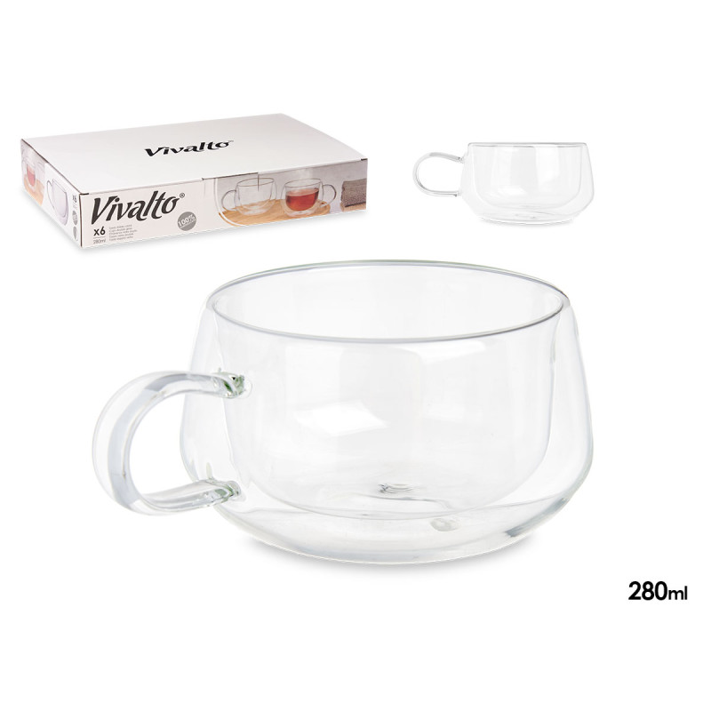 TASSE À THÉ EN BOROSILICATE 280 ML