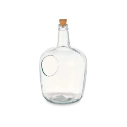 GARRAFA CON AGUJERO 8L TAPON CORCHO