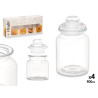SET 4 JARS GLASS LID 900ML