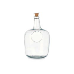 GARRAFA CON AGUJERO 8L TAPON CORCHO