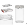 GLASS JAR STEEL LID 1,7L