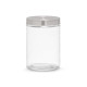 GLASS JAR STEEL LID 850ML