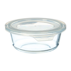 TRANSPARENT ROUND LUNCH BOX