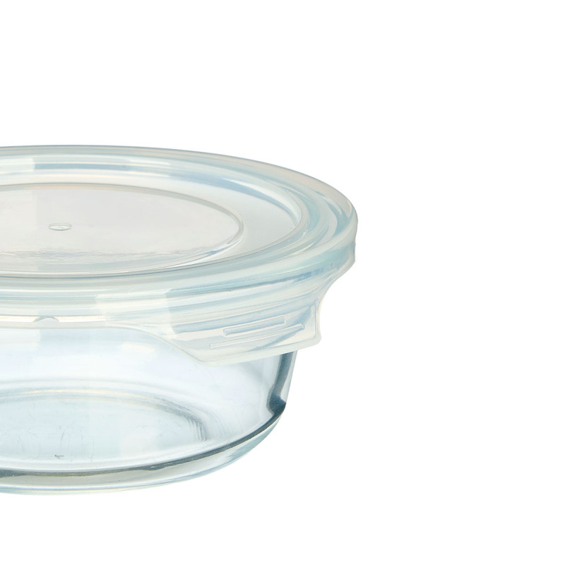BOITE A LUNCH RONDE TRANSPARENTE