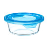 BLUE ROUND LUNCH BOX