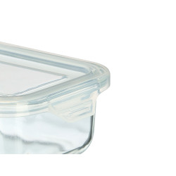 LANCHEIRA RECTANGULAR TRANSPARENTE