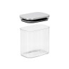 BARATTOLO RETTANGO BOROSILICAT 800ML TAPPO ACCIAIO