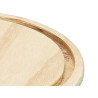 CUPOLA VETRO BASE IN LEGNO 20 X 30CM 