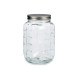 POT A COUVERTS VERRE COUVERCLE ACIER 5L
