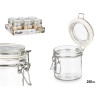 POT CONSERVE HERMETIQUE GR 250 ML TRANS