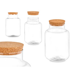 VASO CILINDRICO CON FORO TAPPO SUGHERO