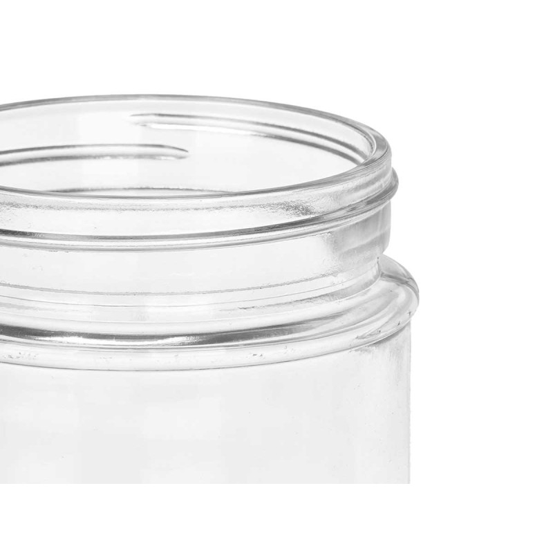 BARATTOLO VETRO ROTONDO 1L COPERCHIO ACC