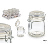 GLASS JAR ROUND HERMETIC CLOSURE 150ML