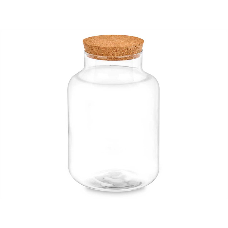 VASO CILINDRICO CON FORO TAPPO SUGHERO